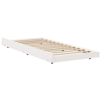 Struttura del letto Bianco 80 x 200 cm Legno massello di pino
