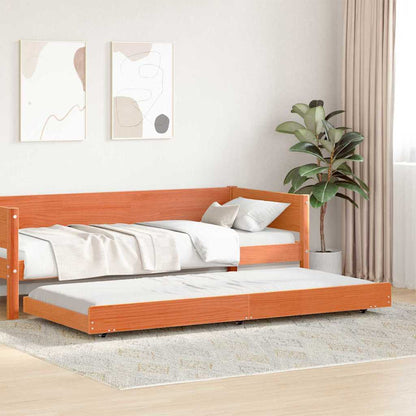 Struttura del letto Marrone cerato 80 x 200 cm Pino massello | homemem39