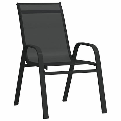 Set da Pranzo per Giardino 3 pcs Nero | homemem39