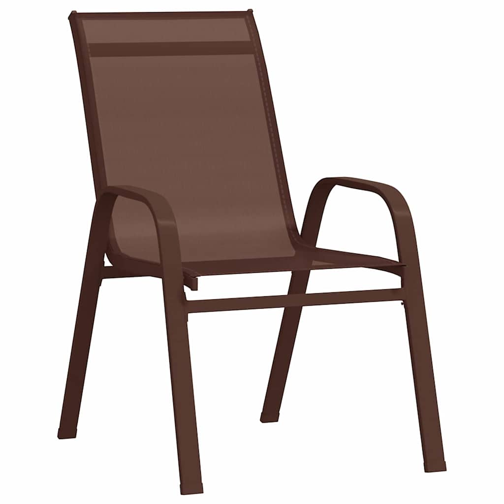 Set da Pranzo per Giardino 5 pcs Marrone e Nero | homemem39