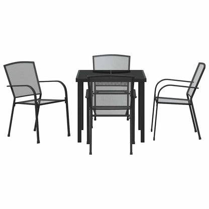 Set da Pranzo per Giardino 5 pcs Antracite | homemem39