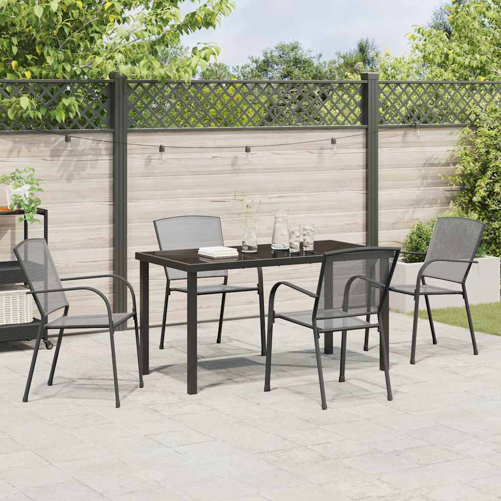 Set da Pranzo per Giardino 5 pcs Antracite | homemem39