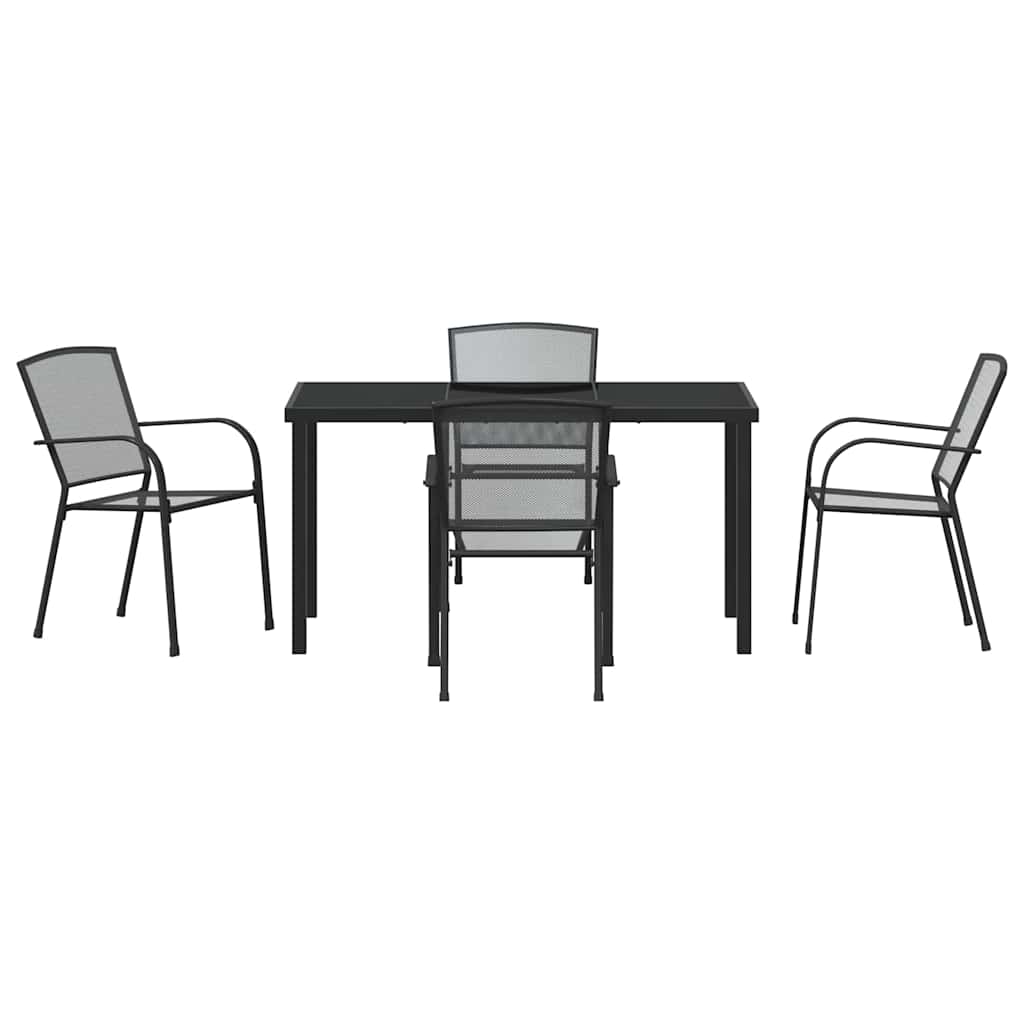 Set da Pranzo per Giardino 5 pcs Antracite | homemem39