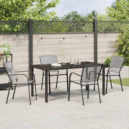 Set da Pranzo per Giardino 5 pcs Antracite | homemem39