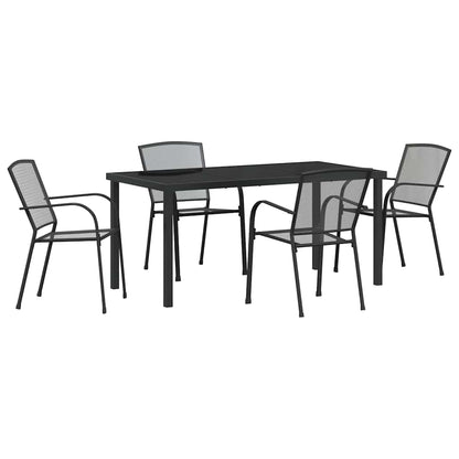 Set da Pranzo per Giardino 5 pcs Antracite | homemem39