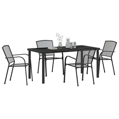 Set da Pranzo per Giardino 5 pcs Antracite | homemem39