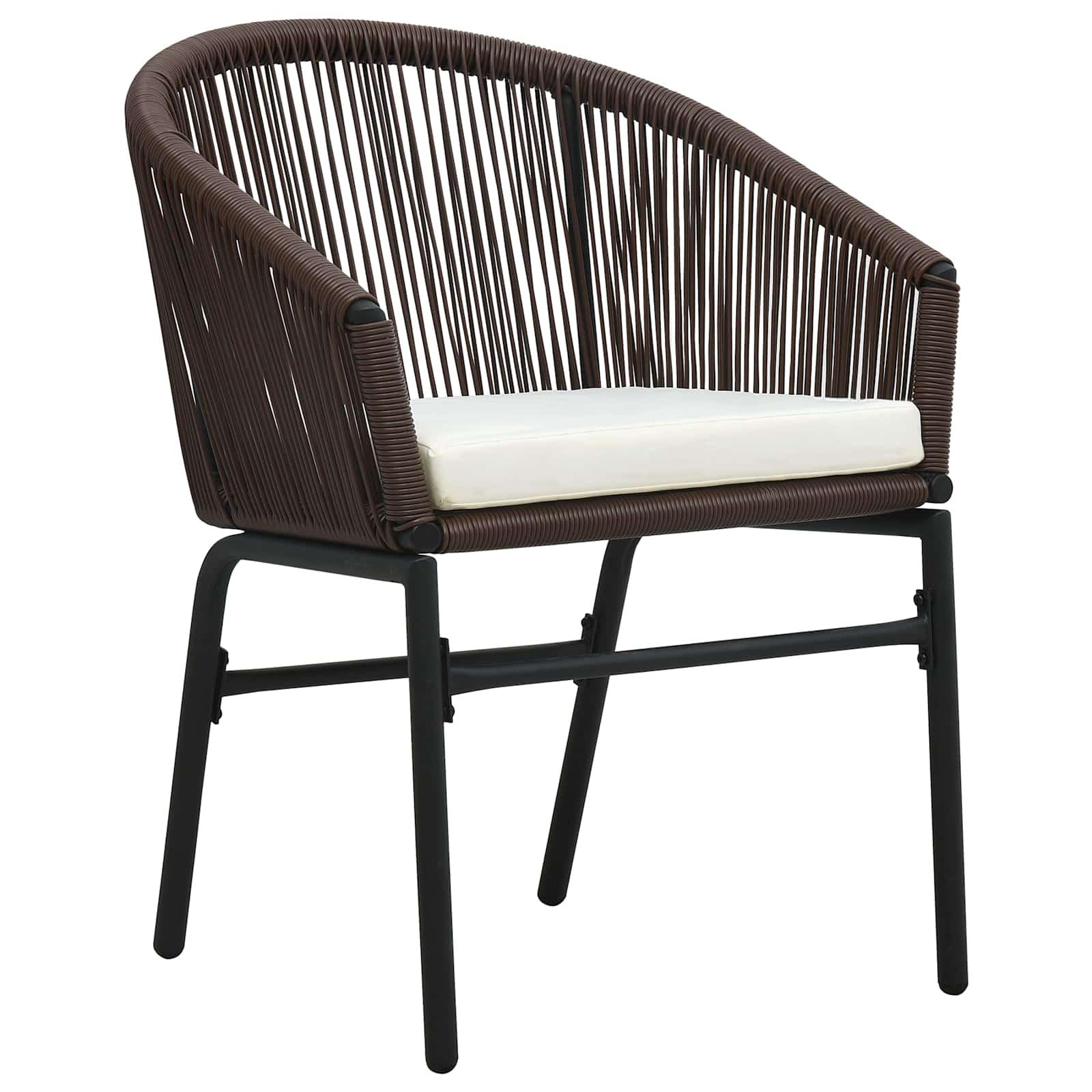 Set da Pranzo per Giardino 5 pcs Marrone | homemem39