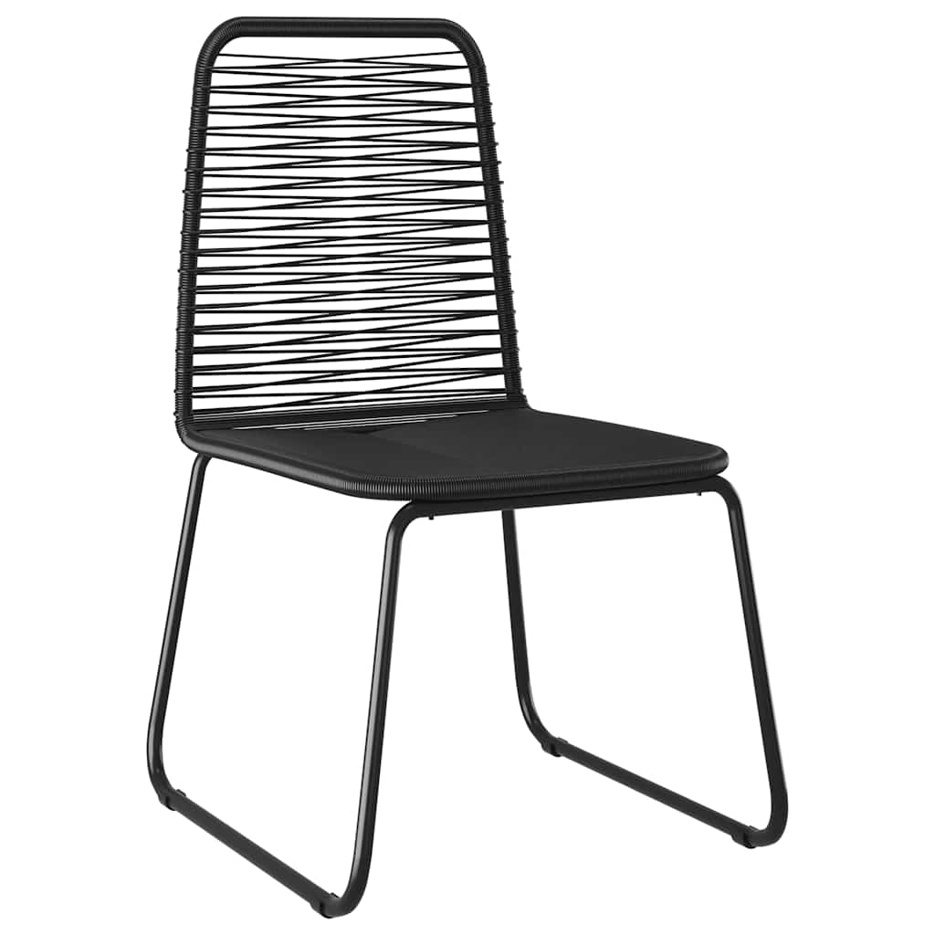 Set da Pranzo per Giardino 5 pcs Nero | homemem39