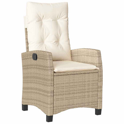 Set da Pranzo per Giardino 5 pcs Beige polyrattan - homemem39