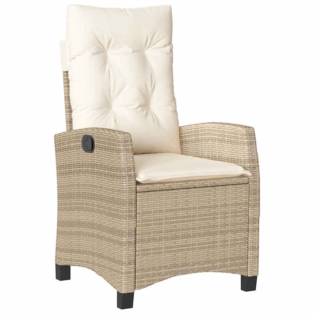 Set da Pranzo per Giardino 7 pcs Beige polyrattan - homemem39