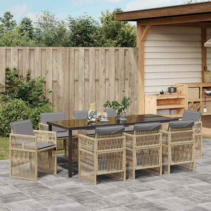 Set da Pranzo per Giardino 9 pcs Beige | homemem39