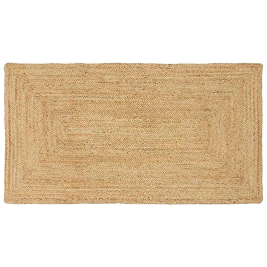 Tappeto da Area Beige 80 x 200 cm Juta - homemem39