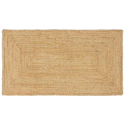 Tappeto da Area Beige 100 x 200 cm Juta - homemem39