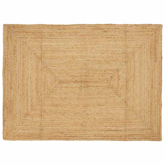 Tappeto da Area Beige 140 x 200 cm Juta - homemem39