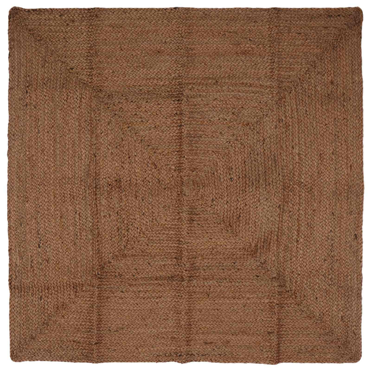 Tappeto da Area Grigio 160 x 160 cm Juta