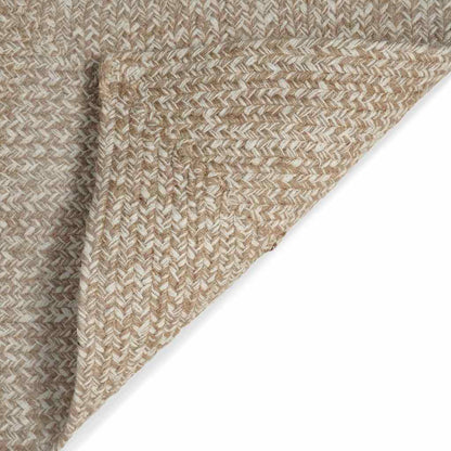 Tappeto Naturale e bianco 60 x 250 cm Juta