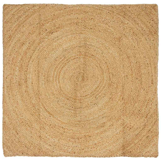Tappeto Marrone 120 x 120 cm Juta
