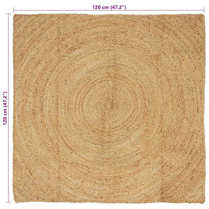 Tappeto Marrone 120 x 120 cm Juta