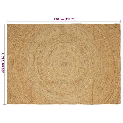 Tappeto Marrone 200 x 290 cm Juta