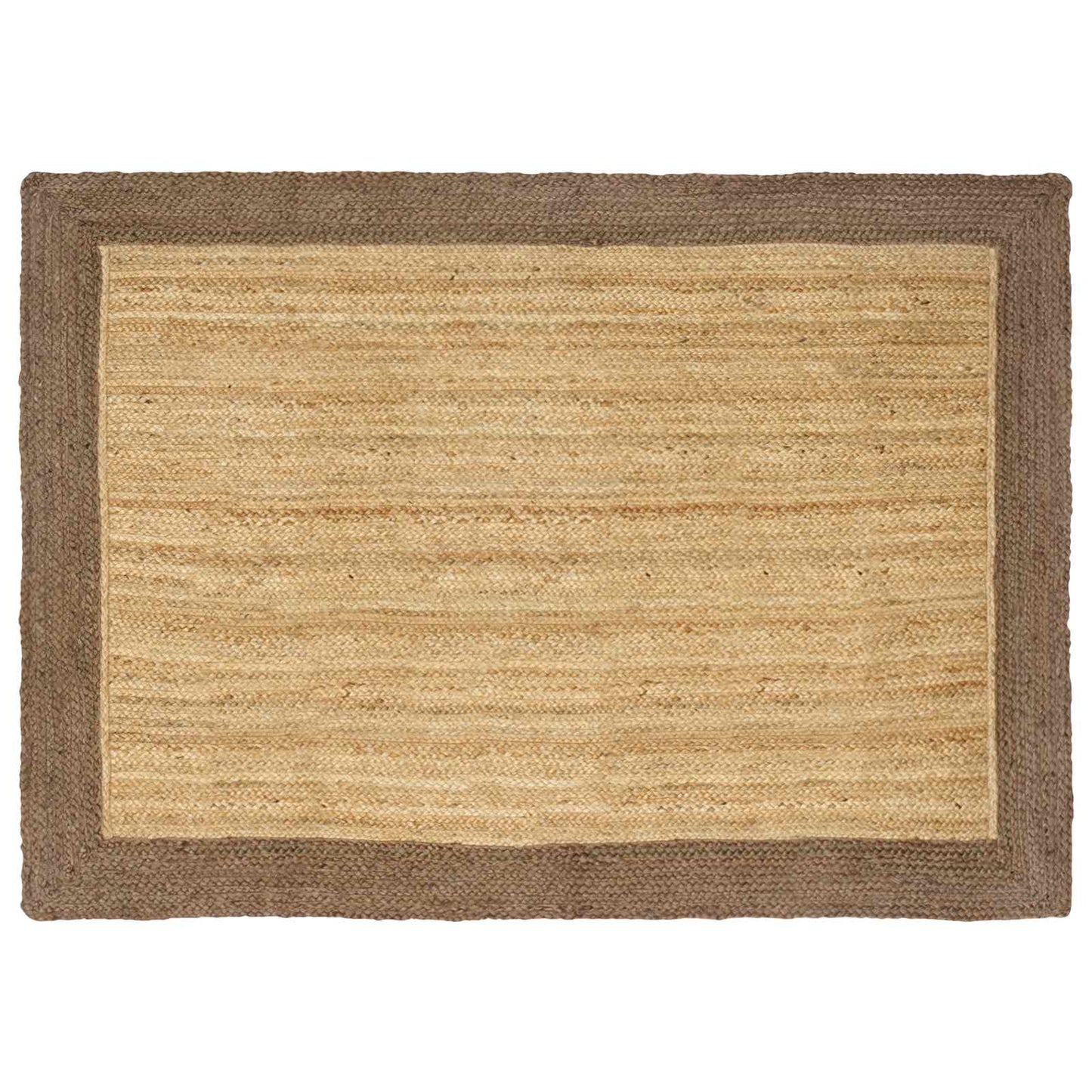 Tappeti per area Naturale e Grigio 140 x 200 cm Juta | homemem39