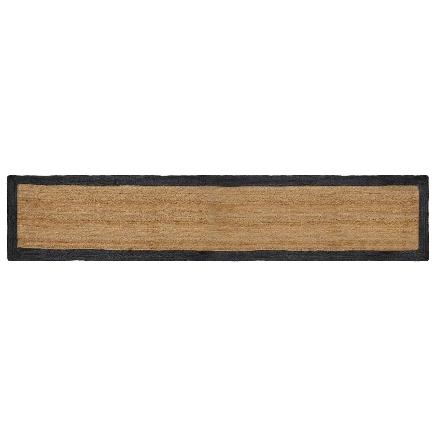 Tappeti per area Naturale e Grigio Scuro 60 x 400 cm Juta | homemem39