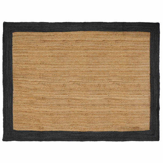 Tappeti per area Naturale e Grigio Scuro 200 x 290 cm Juta | homemem39