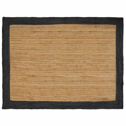 Tappeti per area Naturale e Grigio Scuro 240 x 340 cm Juta | homemem39