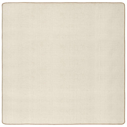 Tappeto da Area Marrone Chiaro 240 x 240 cm Juta