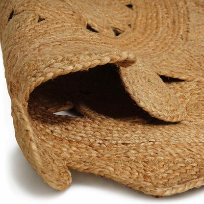 Tappeto Marrone Ø 180 cm Juta