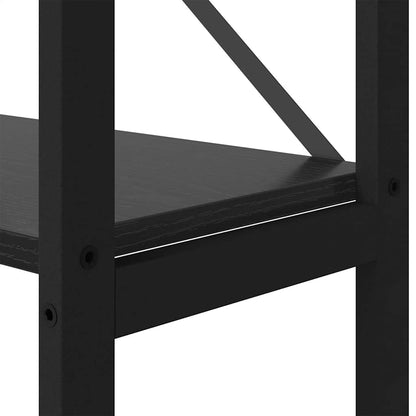 Libreria Rovere Nero 156 x 25 x 167 cm Legno multistrato