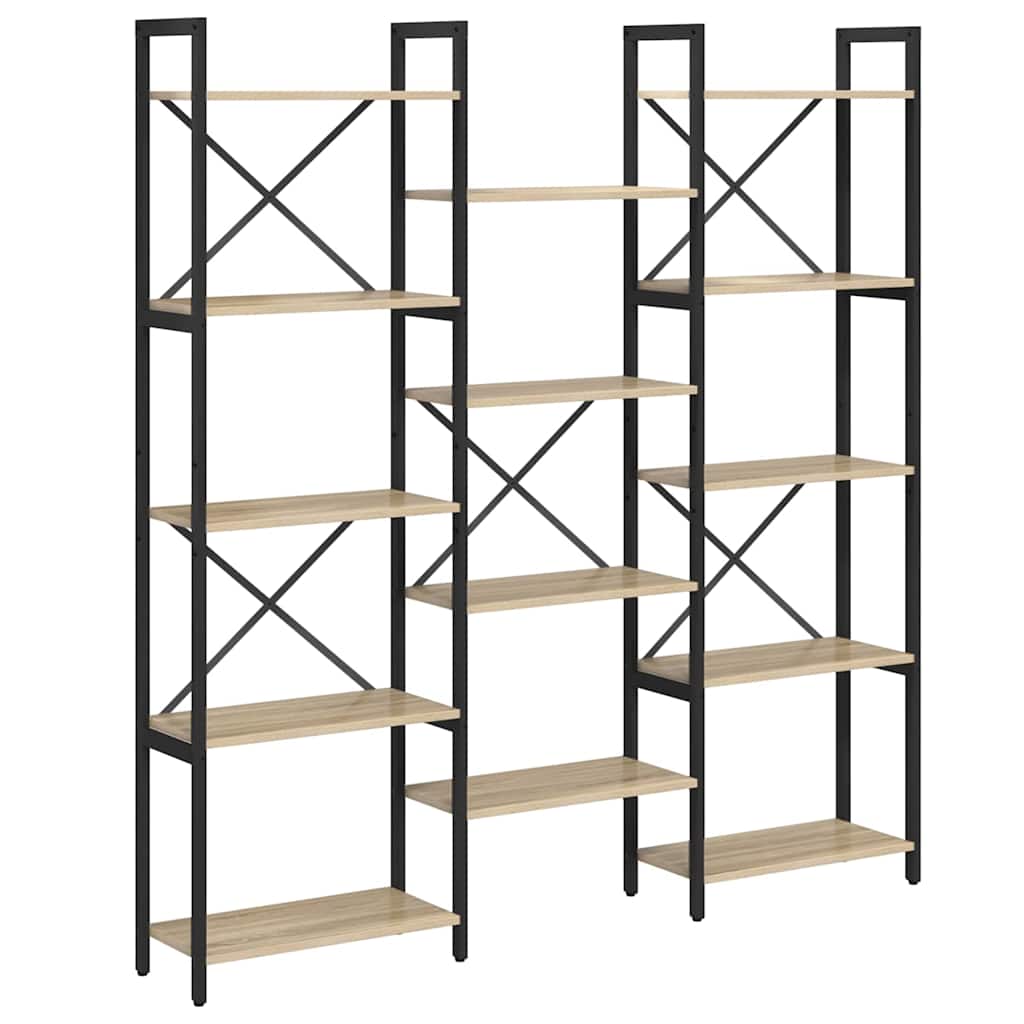 Libreria Rovere Sonoma 156 x 25 x 167 cm Legno multistrato