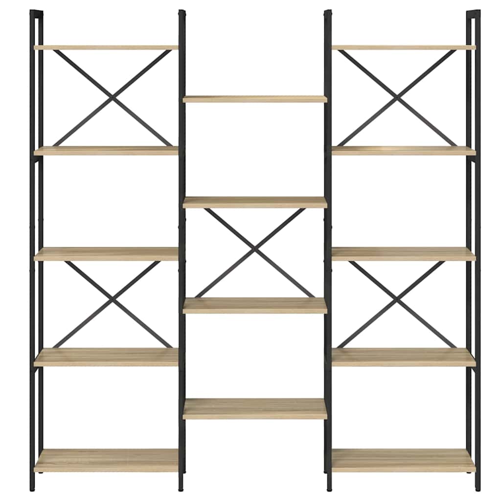 Libreria Rovere Sonoma 156 x 25 x 167 cm Legno multistrato