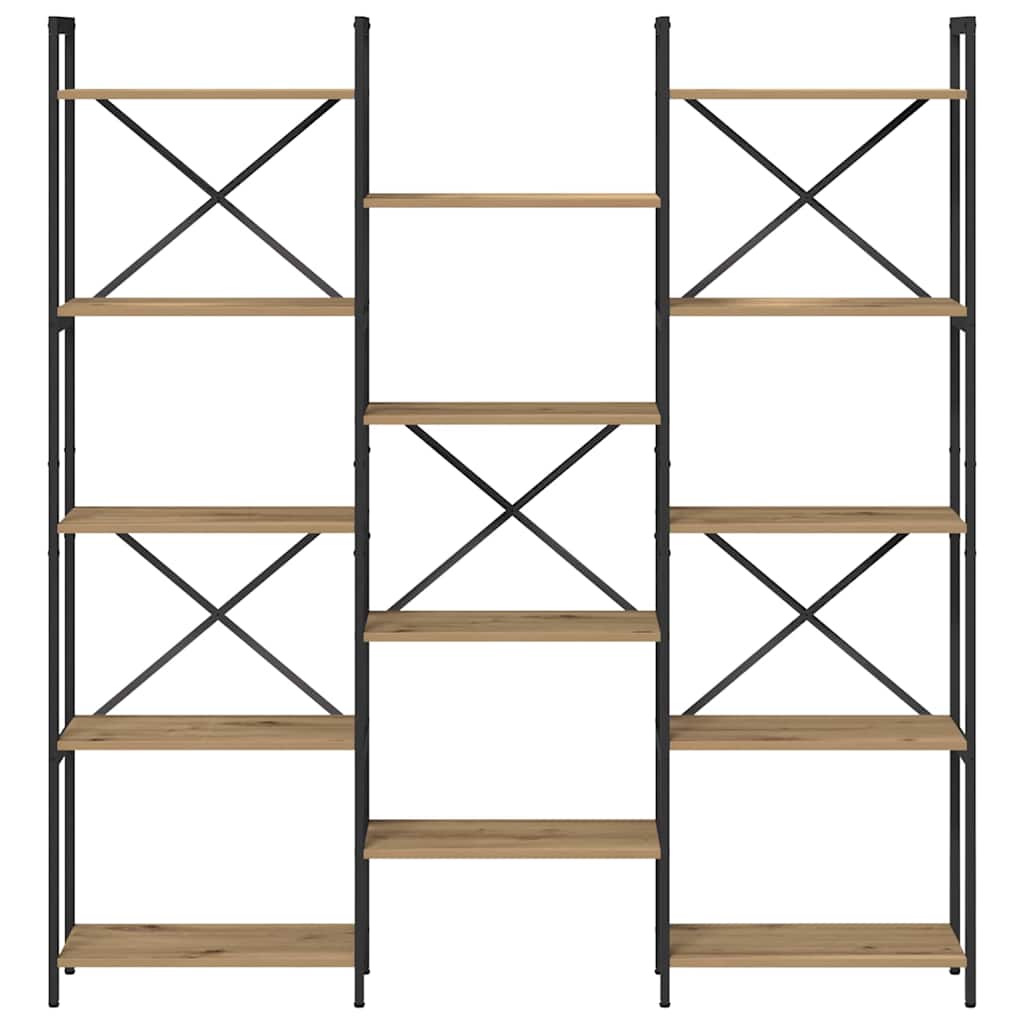 Libreria Rovere artigianale 156 x 25 x 167 cm Legno multistrato