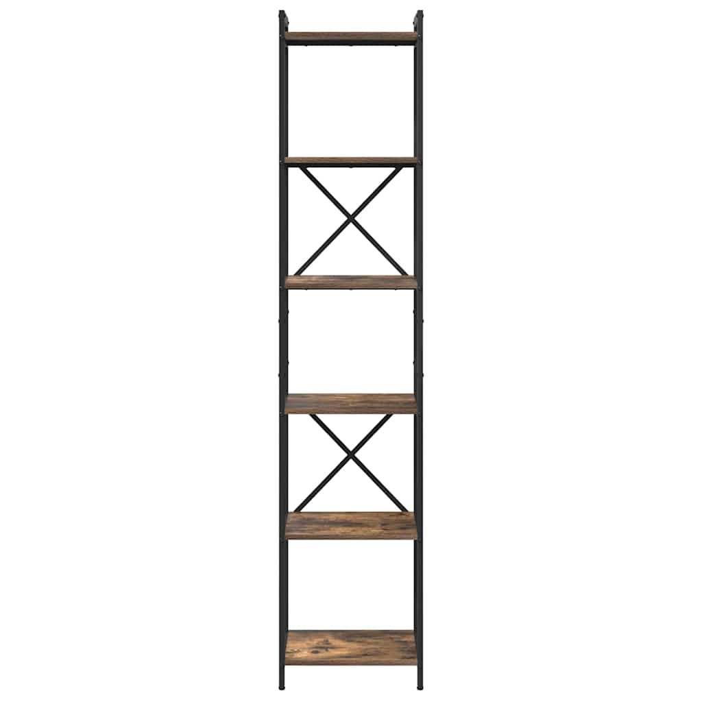 Libreria Rovere fumé 40 x 30 x 189,5 cm Legno multistrato