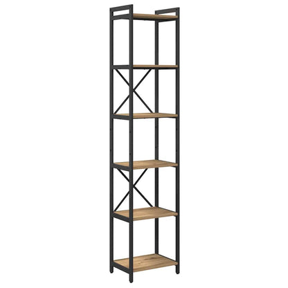 Libreria Rovere artigianale 40 x 30 x 189,5 cm