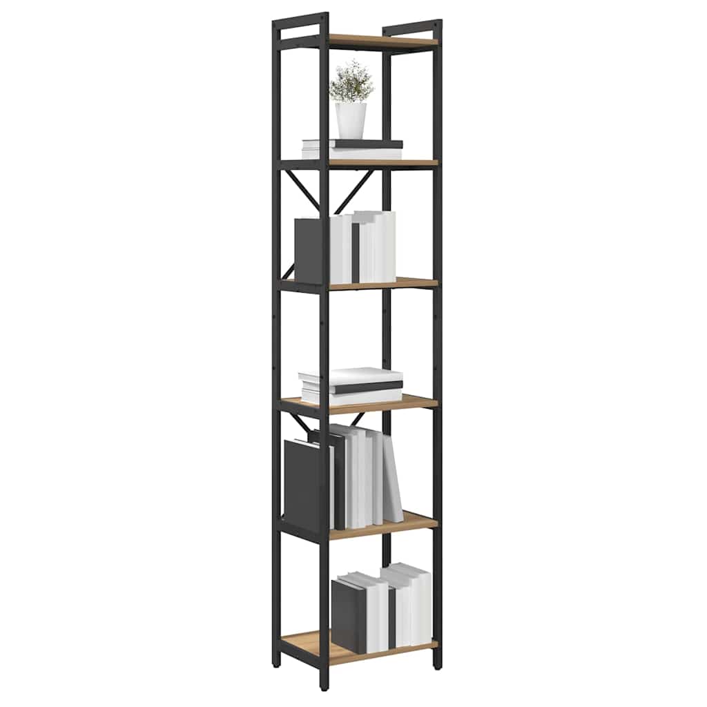 Libreria Rovere artigianale 40 x 30 x 189,5 cm