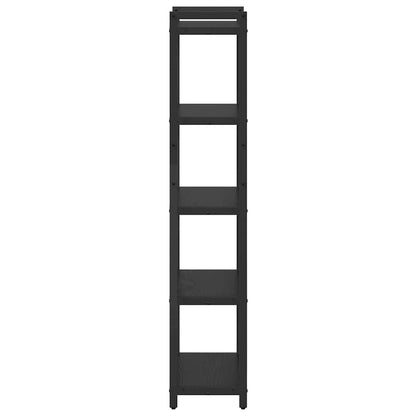 Libreria Rovere Nero 40 x 30 x 155 cm Legno multistrato | homemem39