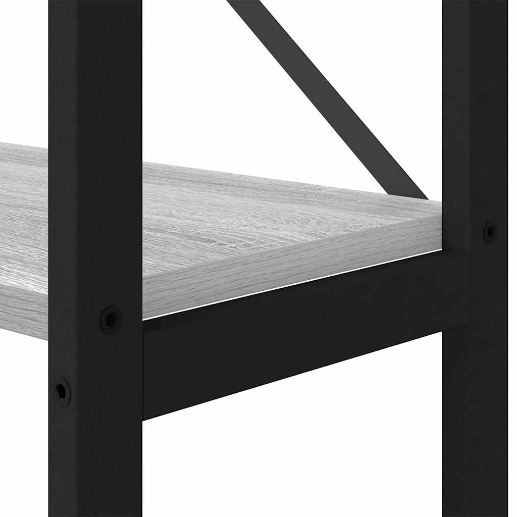 Libreria Grigio sonoma 40 x 30 x 155 cm Legno multistrato