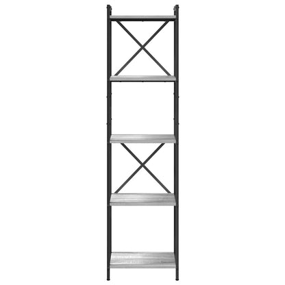 Libreria Grigio sonoma 40 x 30 x 155 cm Legno multistrato