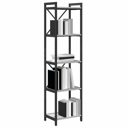 Libreria Grigio sonoma 40 x 30 x 155 cm Legno multistrato