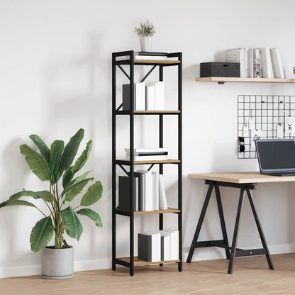 Libreria Rovere artigianale 40 x 30 x 155 cm Legno multistrato