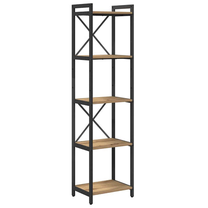 Libreria Rovere artigianale 40 x 30 x 155 cm Legno multistrato