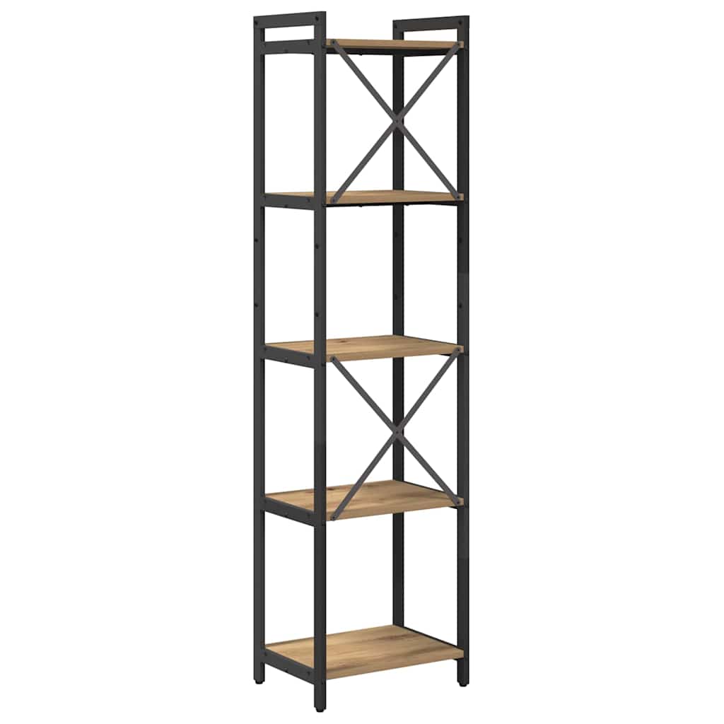 Libreria Rovere artigianale 40 x 30 x 155 cm Legno multistrato