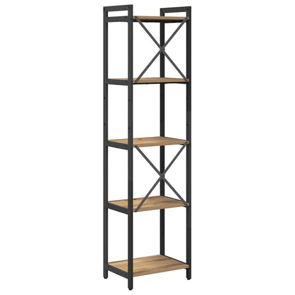 Libreria Rovere artigianale 40 x 30 x 155 cm Legno multistrato