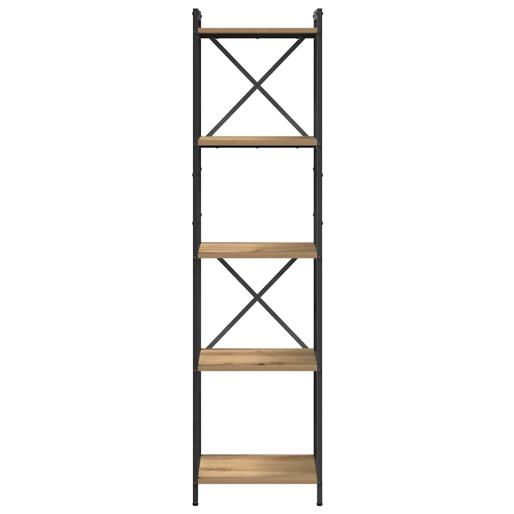 Libreria Rovere artigianale 40 x 30 x 155 cm Legno multistrato