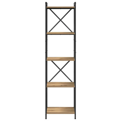 Libreria Rovere artigianale 40 x 30 x 155 cm Legno multistrato