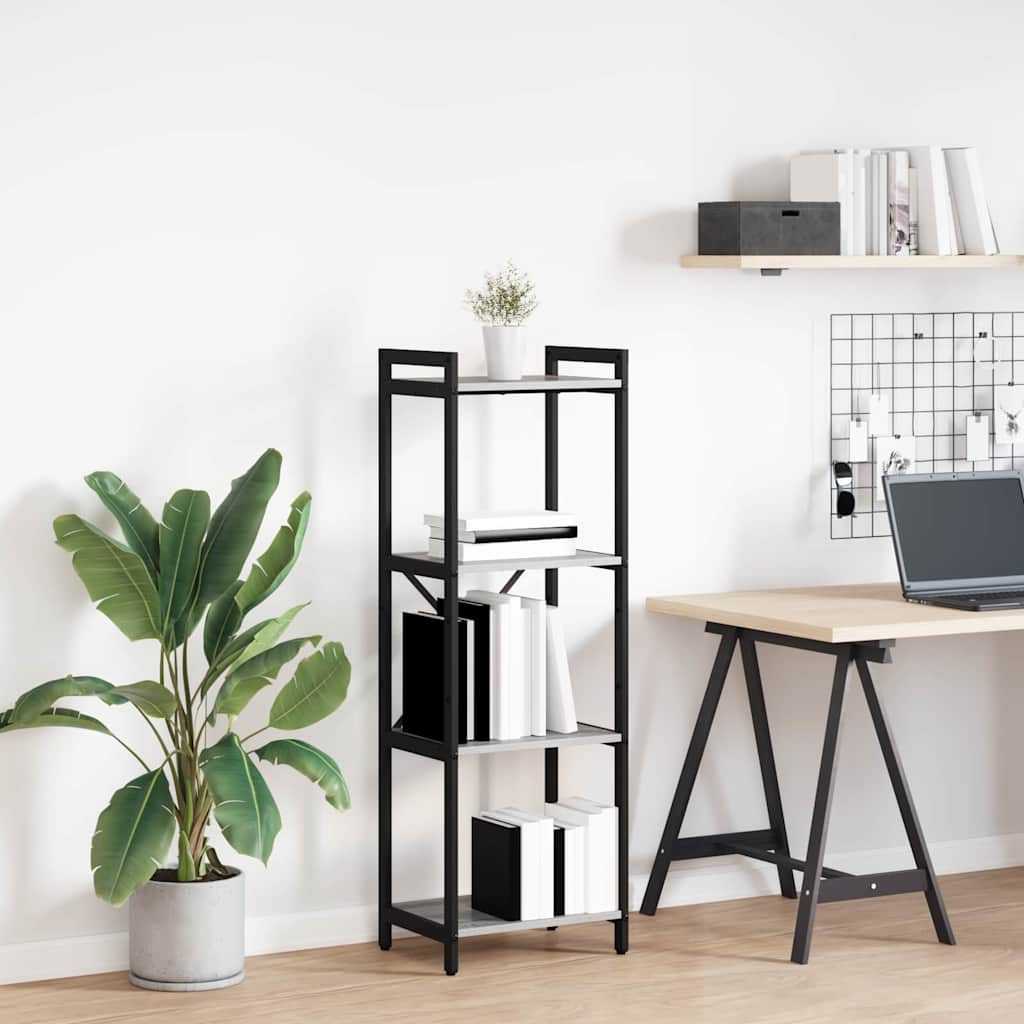 Libreria Grigio sonoma 40 x 30 x 85 cm Legno multistrato