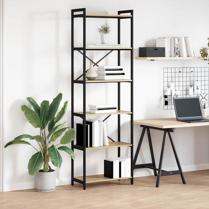 Libreria Rovere Sonoma 40 x 30 x 85 cm Legno multistrato