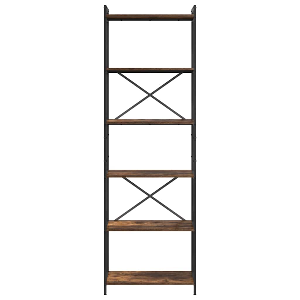 Libreria Rovere fumé 40 x 30 x 85 cm Legno multistrato