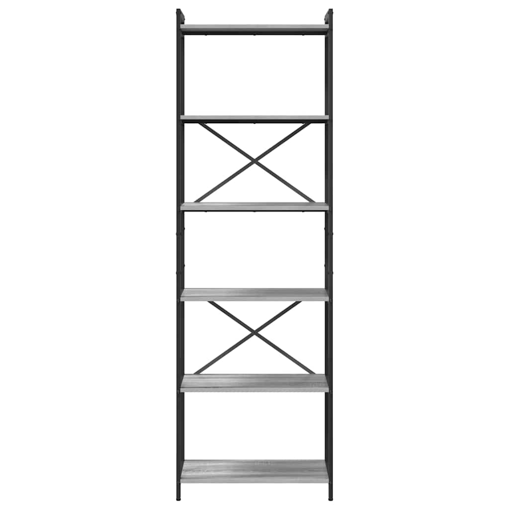 Libreria Grigio sonoma 40 x 30 x 85 cm Legno multistrato